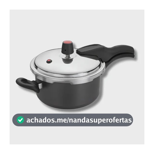 Panela de Pressão 3L Teflon Antiaderente Fortlar Alumínio