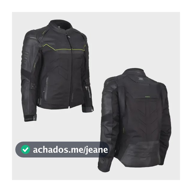 Jaqueta Texx Falcon V2 Motociclista Motoqueiro Couro