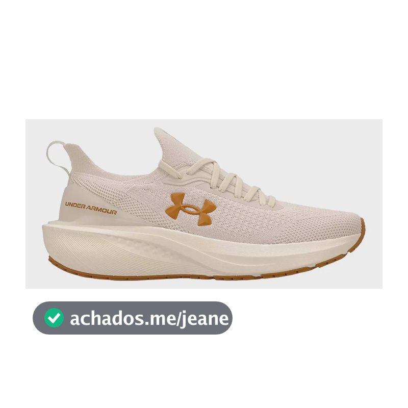 Tênis De Corrida Unissex Quicker 2 Under Armour Off White 36 Br