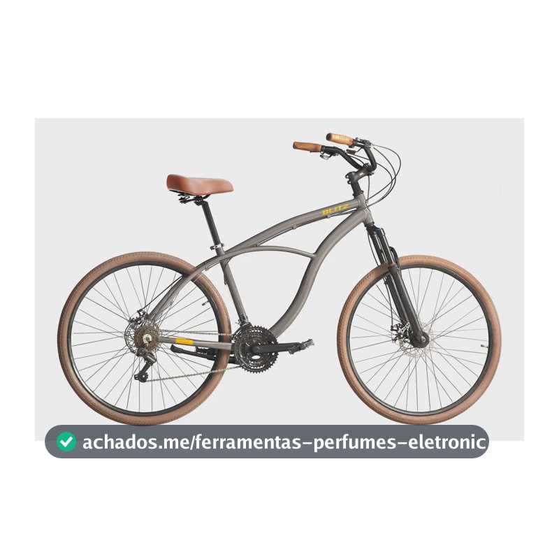 Bicicleta Blitz Terral Aro 29 Alumínio 21v Freios A Disco Cinza 18