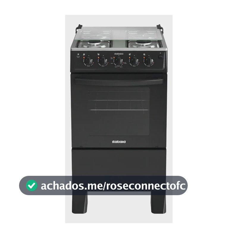Fogão Itatiaia Star New 4 Bocas Mesa Inox Forno 48l-bivolt
