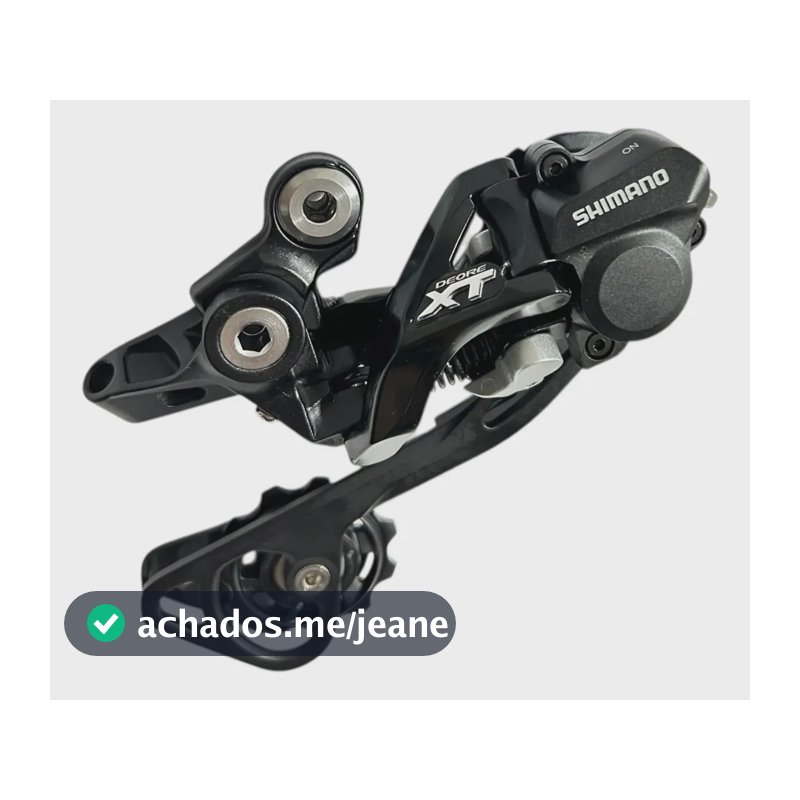 Câmbio Traseiro Shimano Deore Xt Rd-m786 Sgs 10v Shadow Rd+ Preto