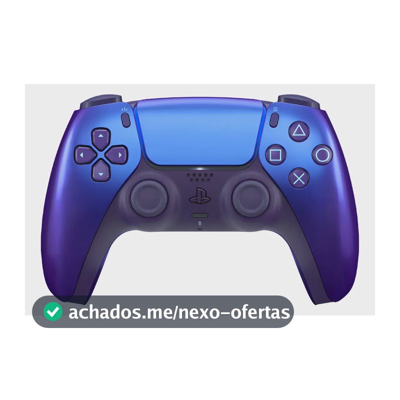 Controle Sem Fio Dualsense Playstation 5 Chroma Indigo Cor Azul