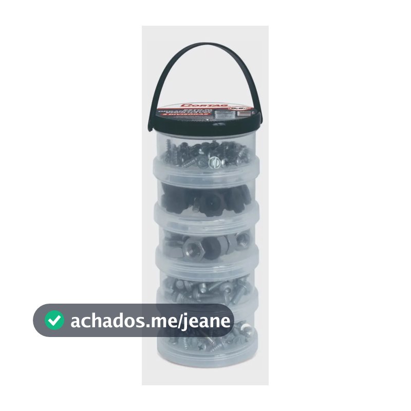 Estojo Organizador Empilhável C/ 5 Divisórias (62879) Cortag