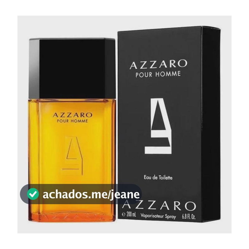 Azzaro Pour Homme Eau De Toilette - Perfume Masculino 200ml