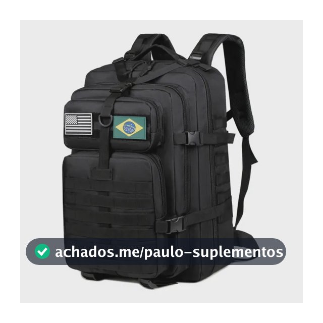 Mochila Tática Impermeável Militar Reforçada Grande 50litros