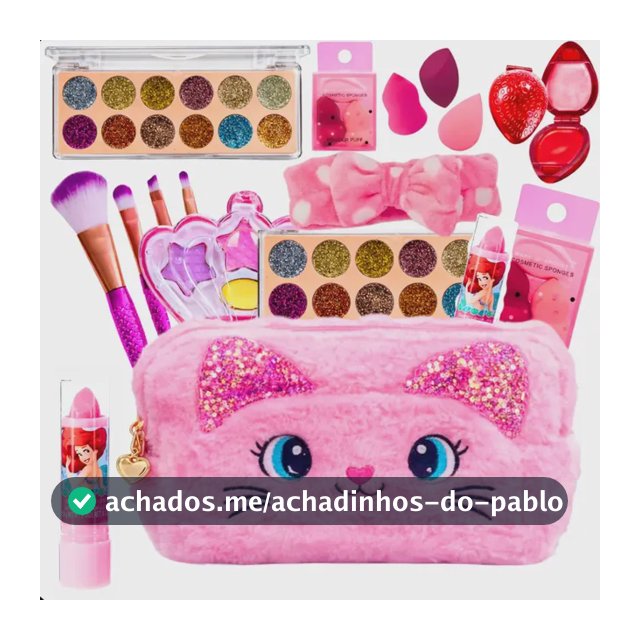Conjunto De Maquiagem E Skin Care Infantil Blogueirinha