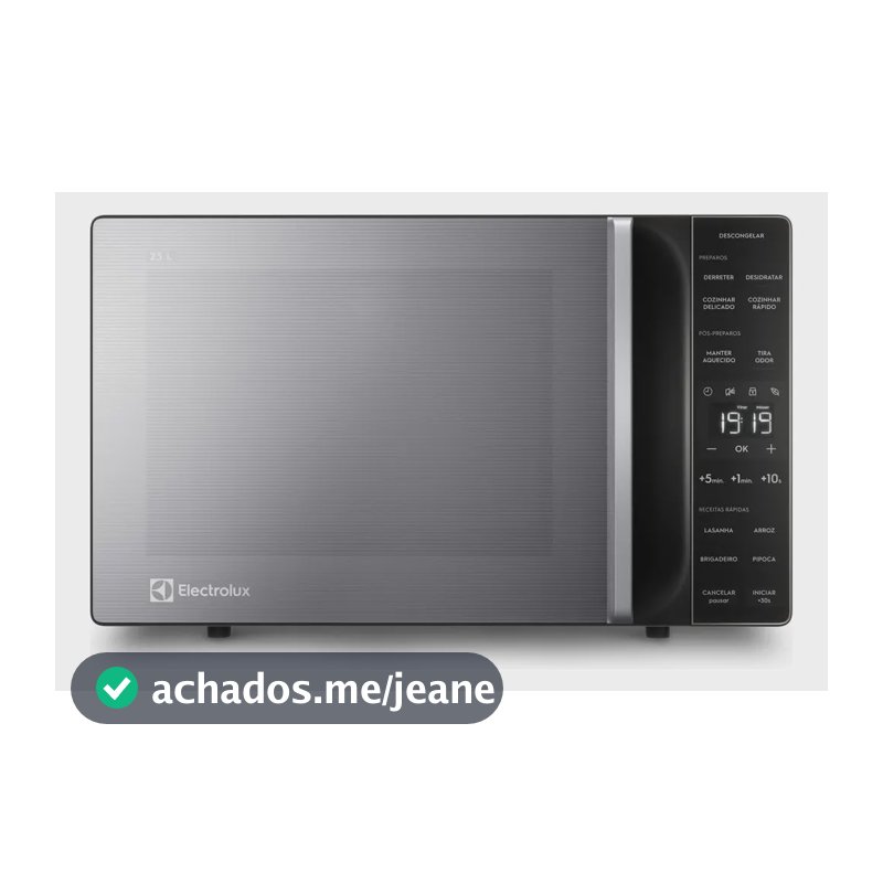 Micro-ondas Electrolux Prata 23L Efficient ME23S 127V