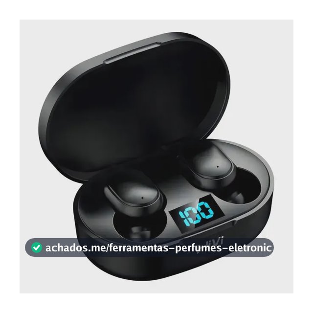 Hivi Fone De Ouvido Bluetooth 5.0 Par Sem Fio Duplo Cor Preto