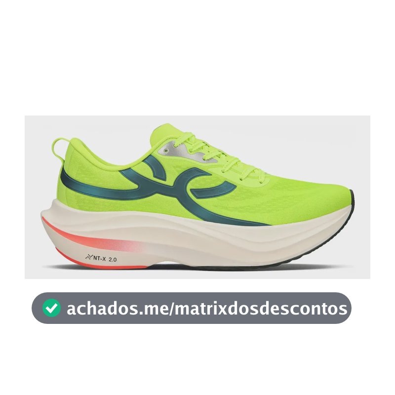 Tênis Olympikus Corre Turbo Unissex Verde-limão Mesh 40 Br
