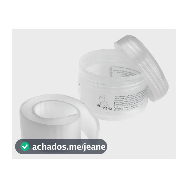 Fita Para Cicatrizes Hipertróficas E Quelóides 65x3cm Siliforma