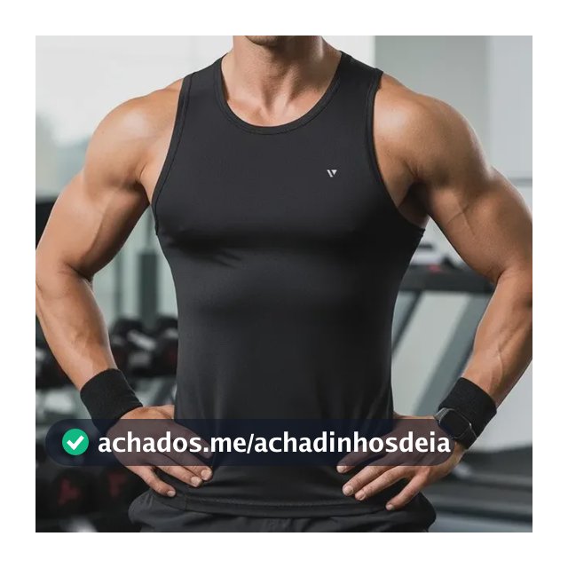 Regata Dry Fit Lisa Camiseta Masculina Academia Treino Voker