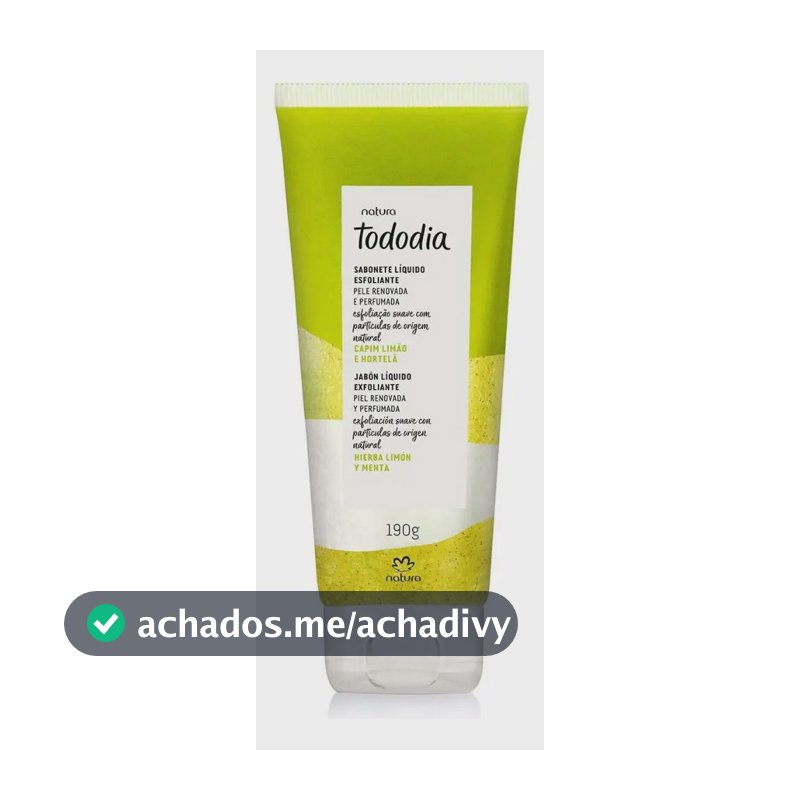 Esfoliante Corporal Natura Tododia Capim Limão E Hortelã