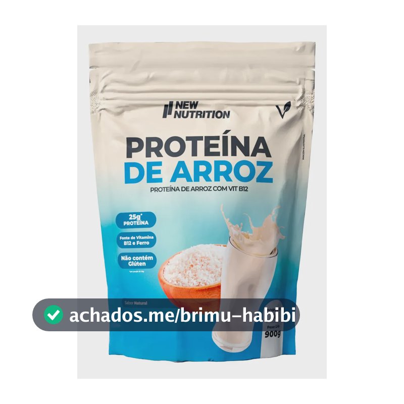 Proteína de Arroz 900g Vegana NewNutrition