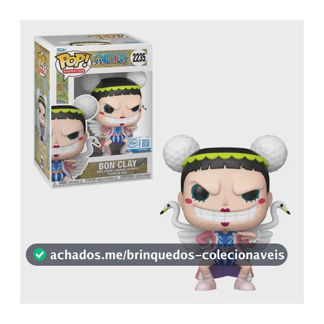 Boneco Funko Pop! Exclusivo One Piece - Bon Clay Com Chase