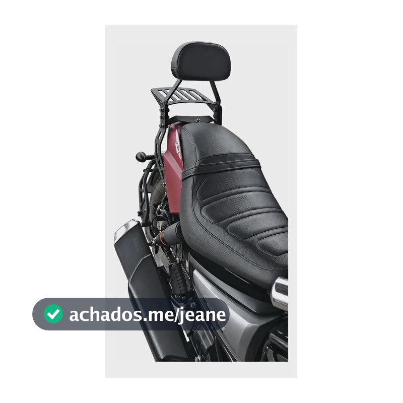 Sissy Bar Shineray Titanium  250 Preto + Brinde
