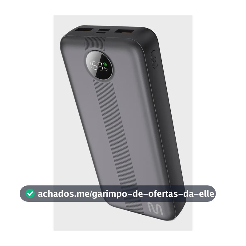 Carregador Portátil Powerbank Display 20000mah Multi - Cb176