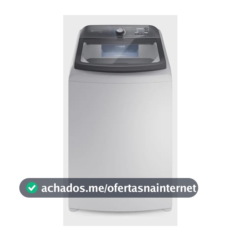 Lavadora de roupas Electrolux Efficient Lee18 18kg com cesto inox 127