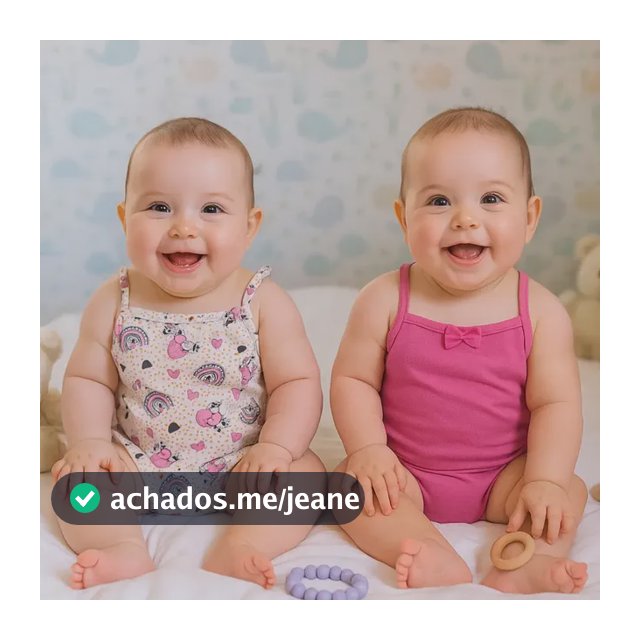 Kit 2 Body Bodies Bebê Menina Verão 0 A 6 Meses Confortavel