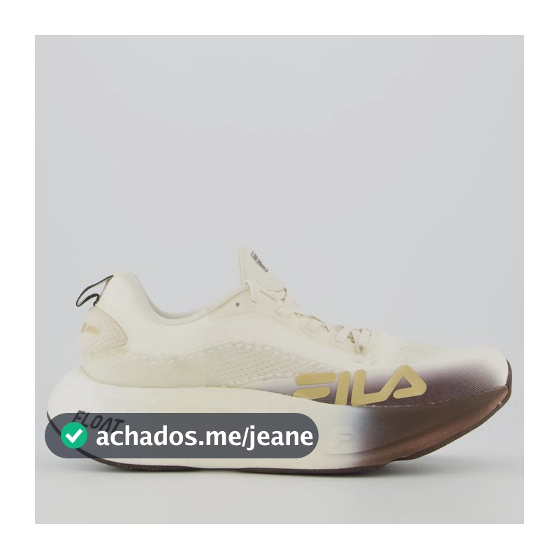 Tenis Fila Float Maxxi 2 Pro Feminino Branco E Marrom Branco - 35,0 Br