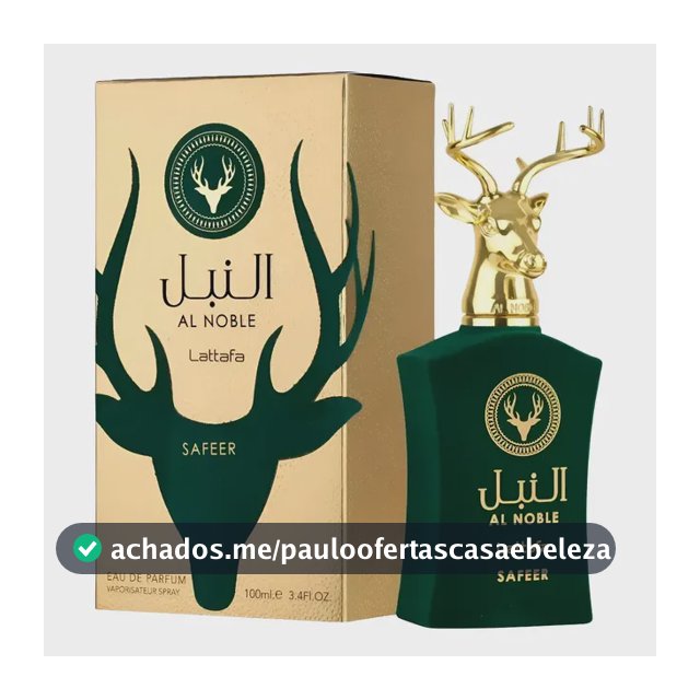Perfume Árabe Al Noble Safeer Lattafa Eau De Parfum 100ml