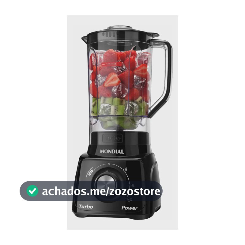 Liquidificador Turbo Power Mondial 550W - L-99 FB
