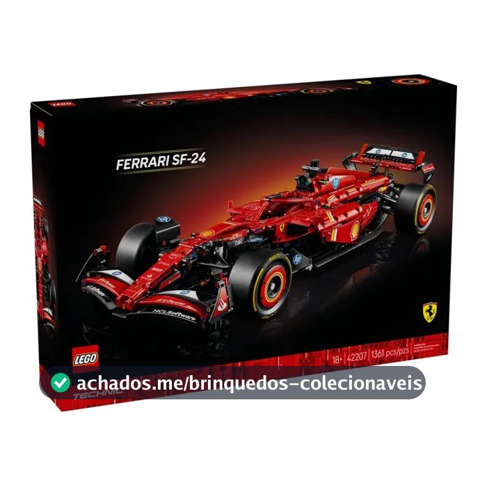 Carro Lego Technic Ferrari Sf-24 F1 42207 - 1361 unidades