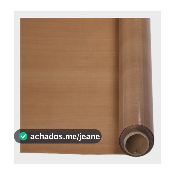 Manta Folha Teflon 100 X 100 X 0,13 Sem Adesivo Sublimação Marrom-claro