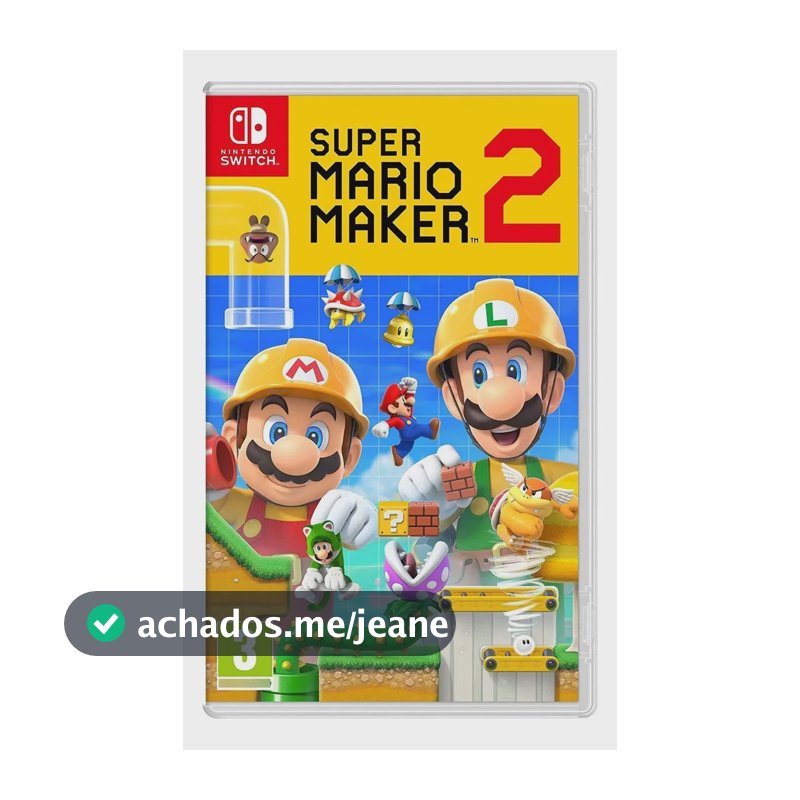 Super Mario Maker 2 Nintendo Switch Europeu Usado