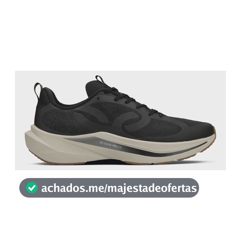 Tênis De Corrida Masculino Corre Vento 3 Olympikus Pto/ch Liso 35 Br