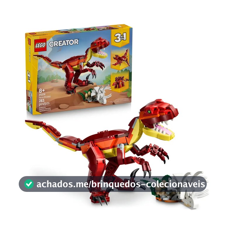LEGO Dinossauro Feroz Creator 3 em 1 31379