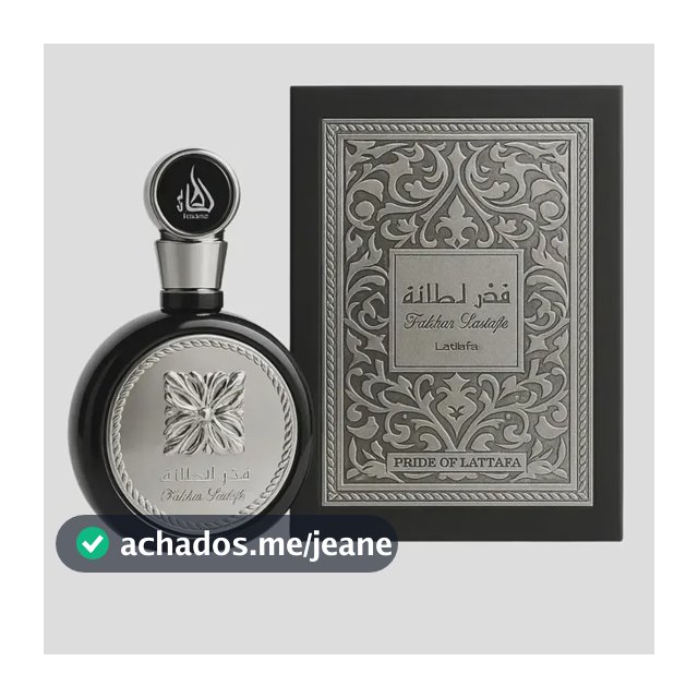Lattafa Fakhar Black Edp 100ml Perfume Arabe Masculino