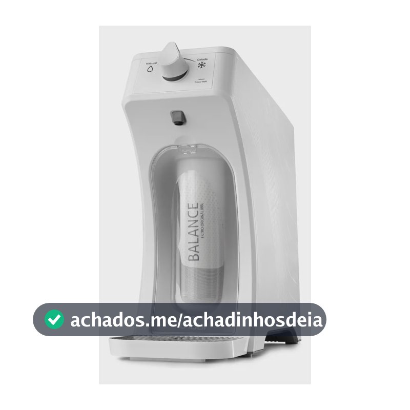 Purificador de Água Gelada Fria e Natural Eletrônico Ibbl E-due Equilibrium Branco