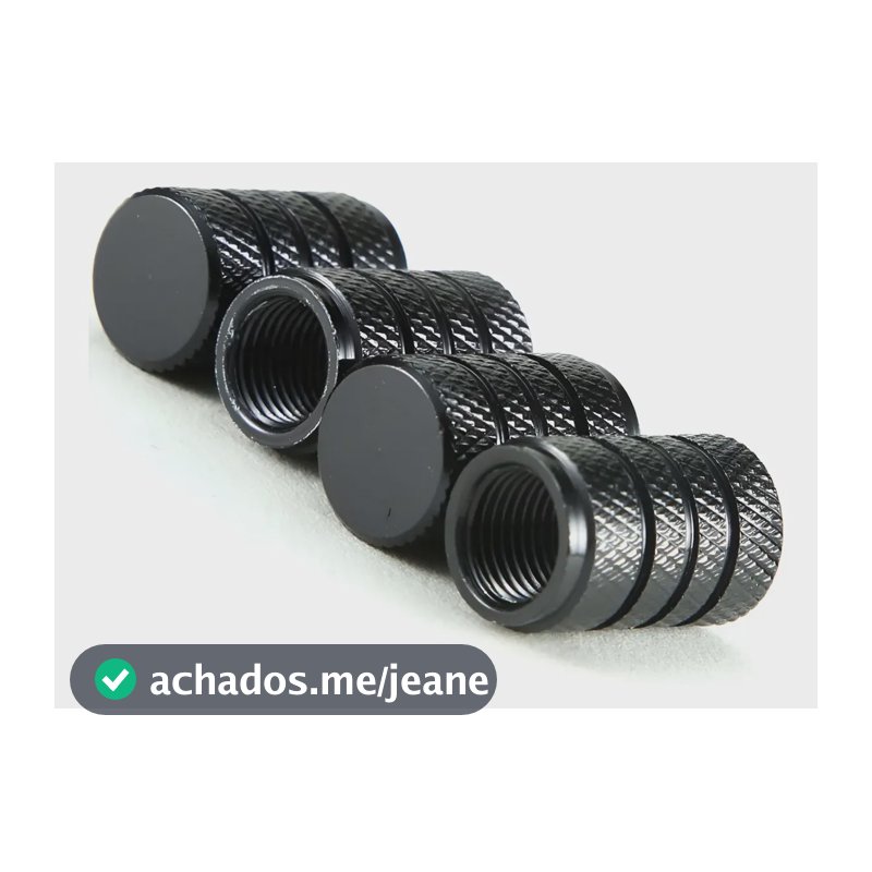 Tampinha Bico De Pneu De Carro E Moto De Aluminio