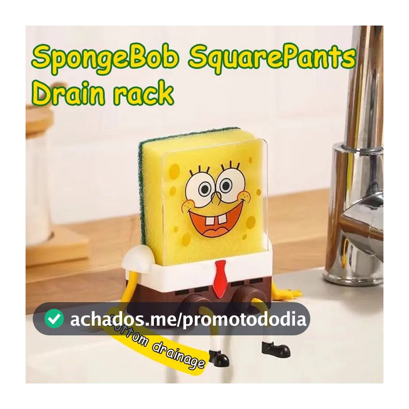 Spongebob Cleaning Sponges Dishwashing Kitchen Supplie