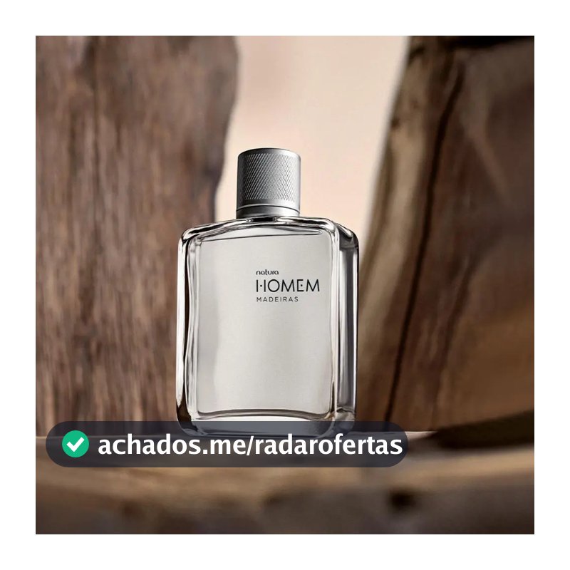 Perfume Natura Homem Madeiras Desodorante Colônia - 100 Ml
