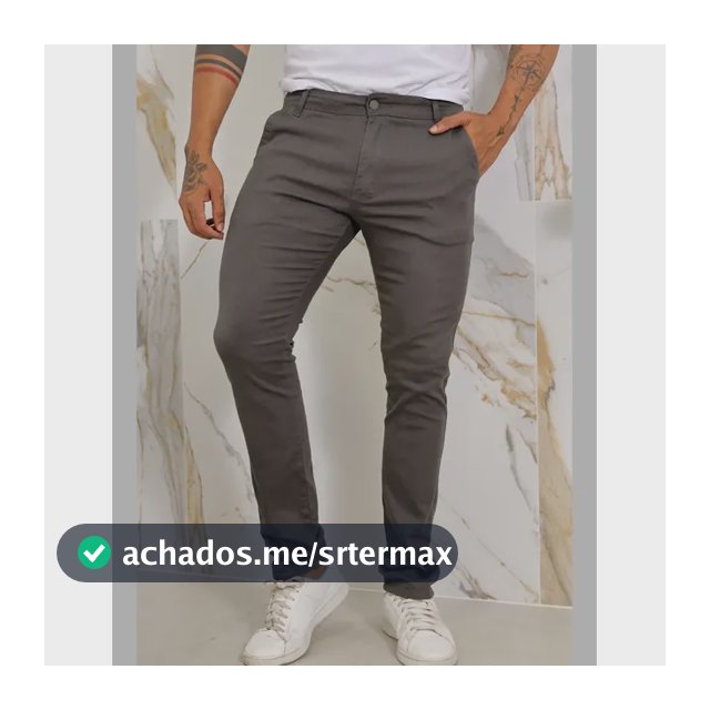 Calça Masculina Sarja Premium Esporte Fino Bolso Faca Lycra