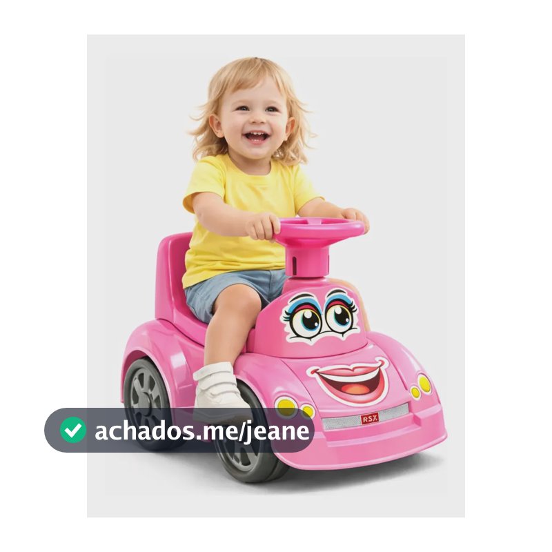 Totoca Quadriciclo Carrinho De Passeio Infantil Andador Totoka Meninas Rosa