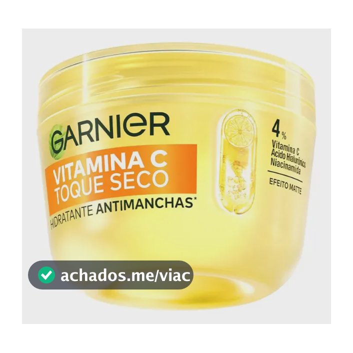 Gel Creme Hidratante Facial Antimanchas Toque Seco com Vitamina C, Controla a Oleosidade e Uniformiza a Pele, Garnier, 85g