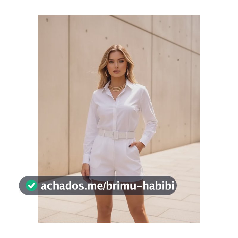 Camisa Social Feminina Elegante Casual Para Trabalho Chic Branco Liso P