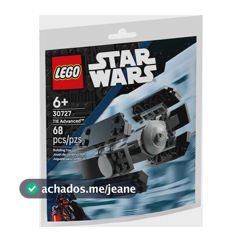 Lego Star Wars 30727 Tie Advanced 68 Peças 68 Tie Advanced
