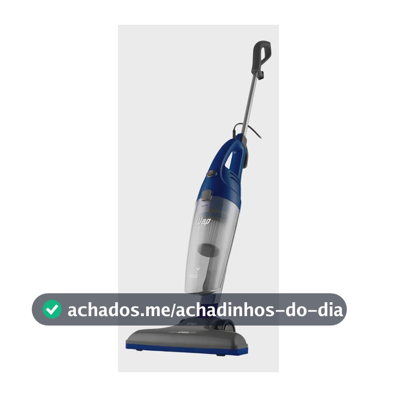 Aspirador De Pó Vertical Wap High Speed Max 1350w Cor Azul e Cinza