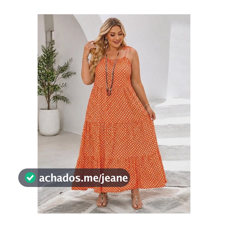 Vestido Plus Size Soltinho Poá Bolinha Alça Laço Viscose Cod 2 Cod2 46