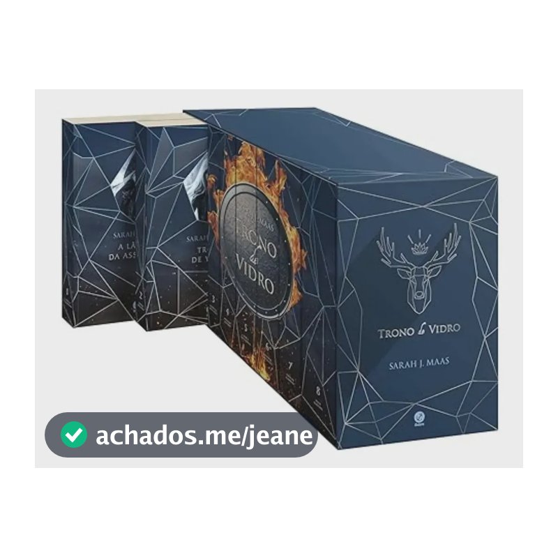 Box trono de vidro (acompanha pôster e marcadores) - Maas, Sarah J. - Grupo Editorial Record - Capa Mole