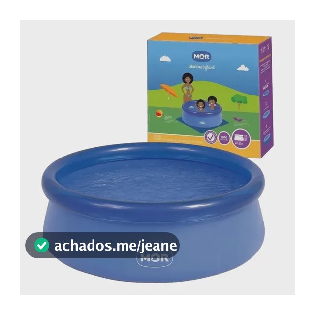 Piscina Mor Inflável 1000 Litros Splash Fun Azul - 1048