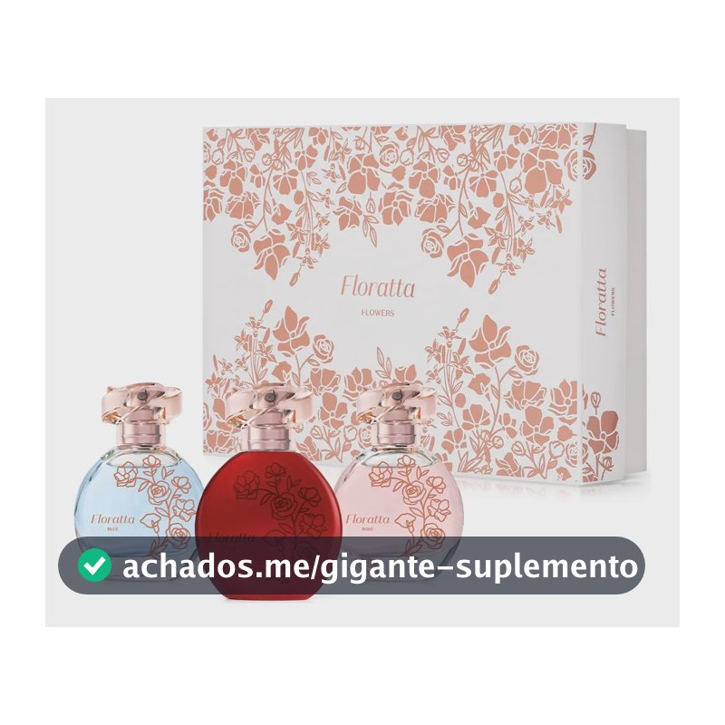 O Boticário Floratta Flowers Kit Presente 3 Itens