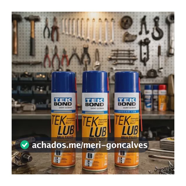 Kit 3uni Óleo Desengripante Spray 300ml Multiuso - Tekbond Não Se Aplica