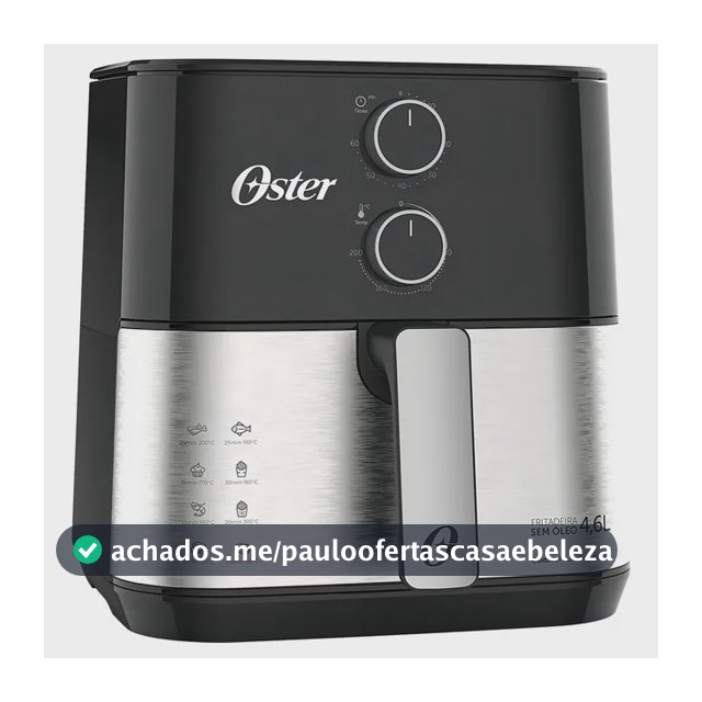 Fritadeira Sem Óleo Ofrt520 4,6 Litros Oster