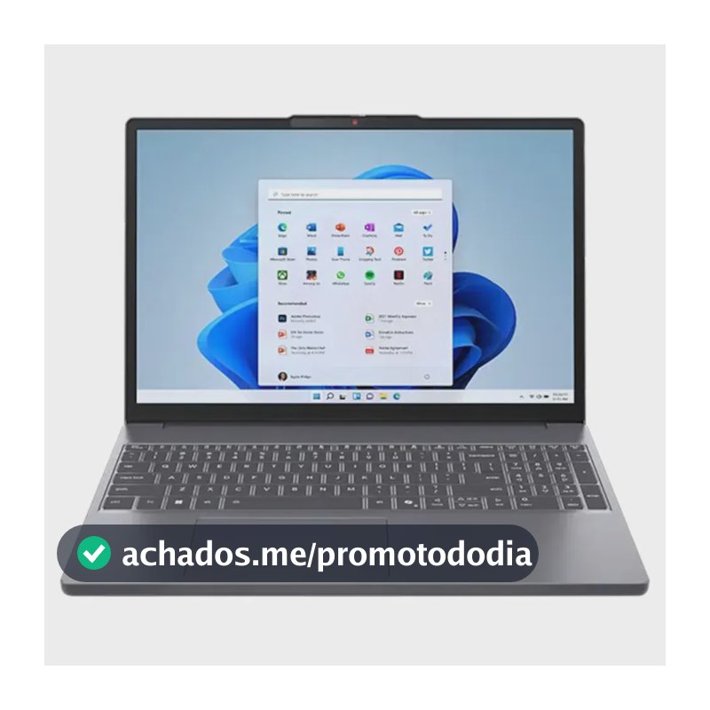 Notebook Lenovo IdeaPad Slim 3 Ryzen 7 8840HS 15.3" WUXGA AMD Radeon 780M 512GB SSD 8GB DDR5-5600 Linux - 83TYS00500