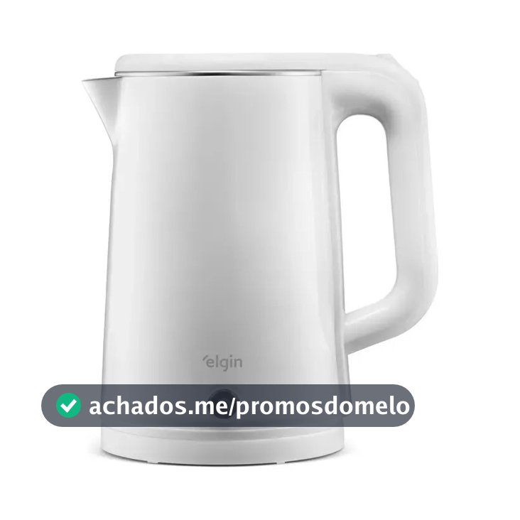 Chaleira Elétrica Elgin Slim Branca 110v 1,8 Litros 1.200w Branco